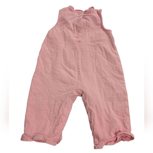 Disney Minnie Mouse Y2K Vintage Embroidered Floral Pink Romper Infant - Picture 4 of 7